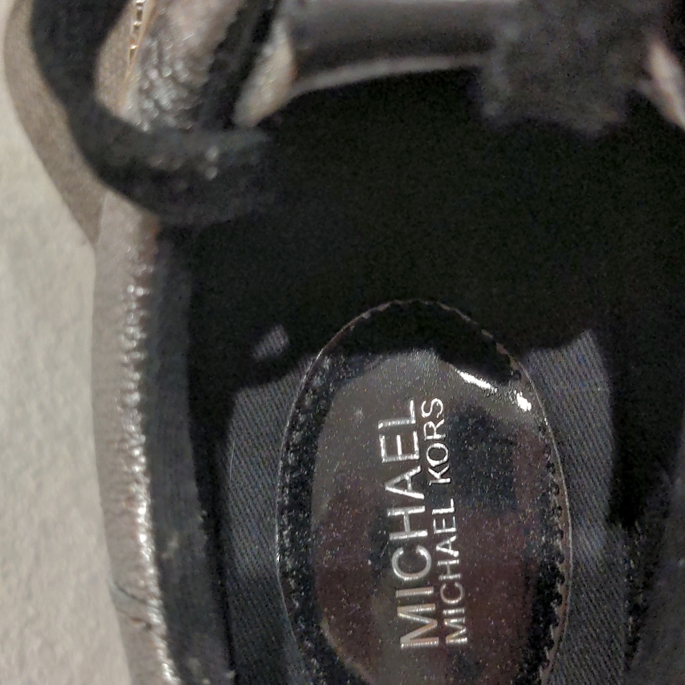 Allie Metallic Leather and Suede Sneaker - Picture 5 of 5